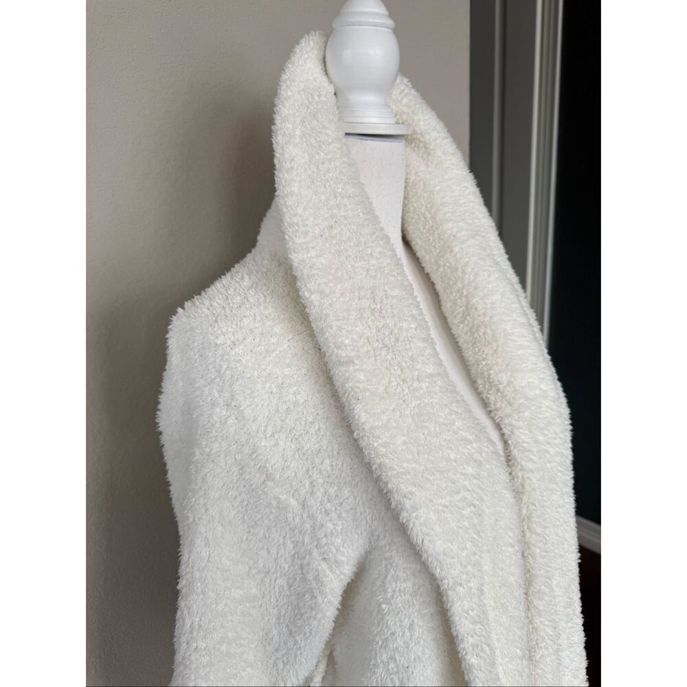 Barefoot Dreams Cozy Chic Robe White size 1 Small Medium No Belt - Picture 6 of 9